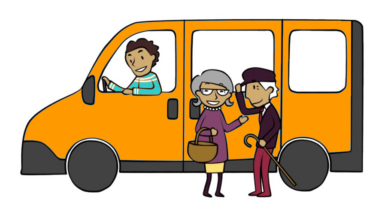 Mise à disposition par le CCAS d’un bus avec chauffeur pour emmener les personnes âgées faire leurs courses