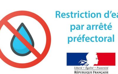 Renforcement des mesures de restriction de l’usage de l’eau